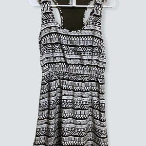 PPAREL Black & White Dress